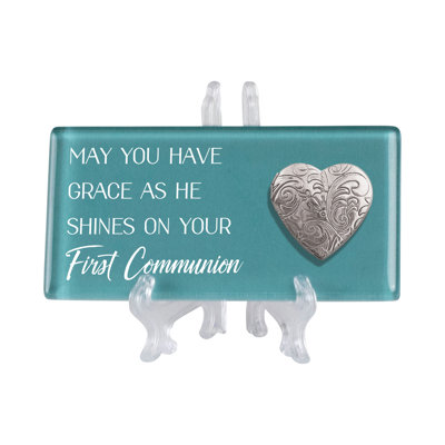 Plaque décorative «First Communion, May You Have Grace»