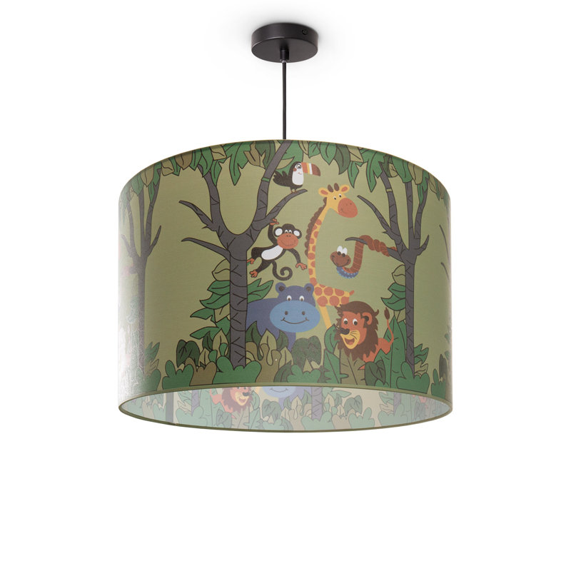 Cathcart 1 - Light Drum Pendant, Black