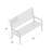 Lisabeth 50 " W Metal Outdoor Garden Bench