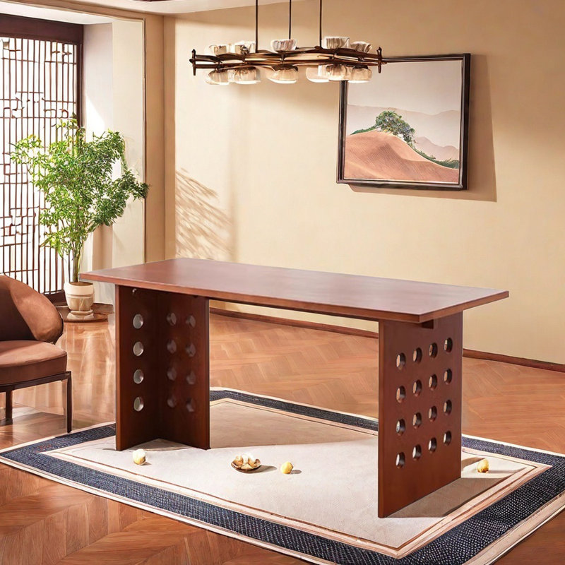 Table en bois massif Sense, H 29,52 po x L 70,86 po x l 31,49 po