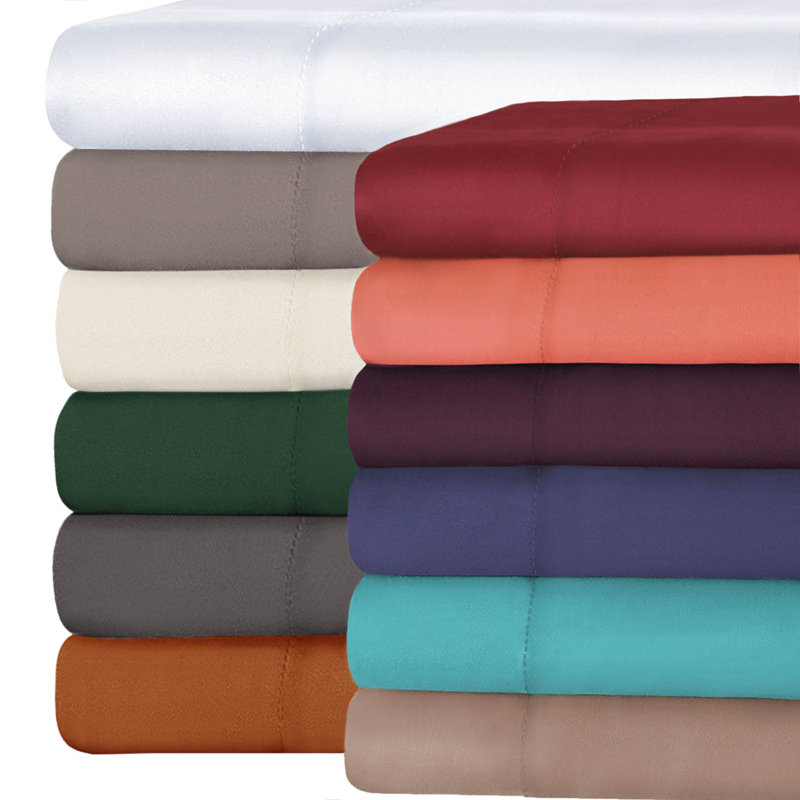 Cotton Blend Sateen Duvet Cover, White, California King Duvet Cover + 2 King Shams