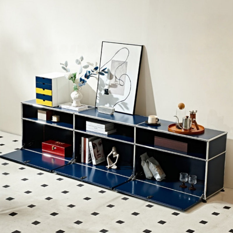 Meuble télé simple bleu