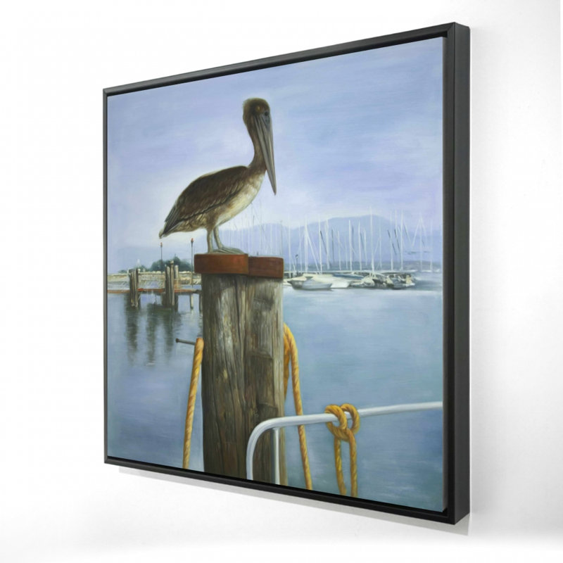 «Pelican» sur toile, H 36 po x l 36 po
