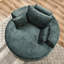 Canapé-lit simple 55 po en chenille éponge, sans assemblage requis, fauteuil-lit moderne moelleux pour le salon, la chambre à coucher, le salon et la salle de projection (pas une chaise pivotante)