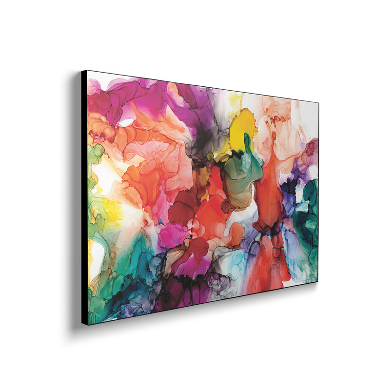 Reproduction d'art sur toile Steemplix, "Jeweltone Prism III" par Jennifer Goldberger