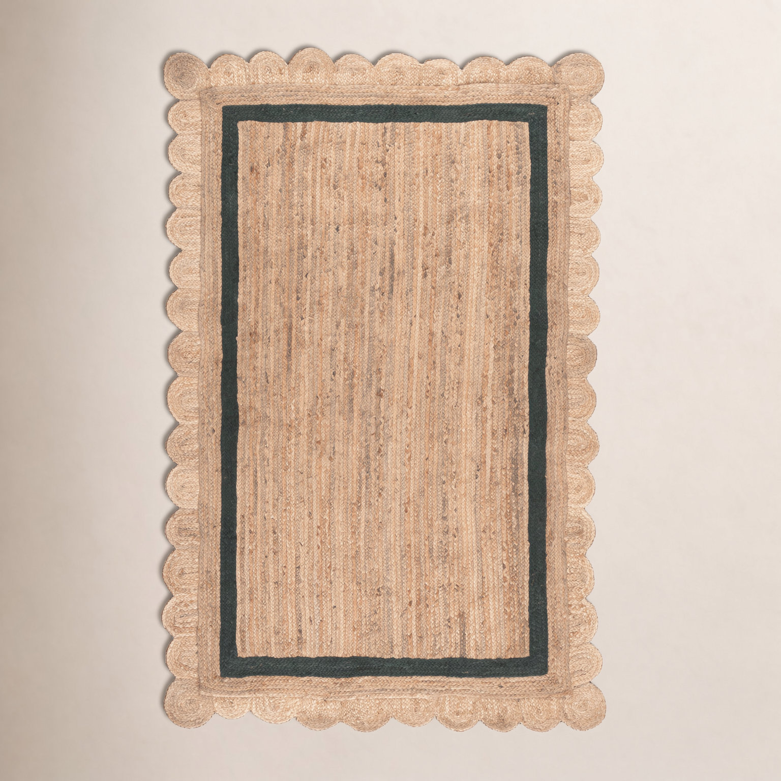 Inaki Hand-Woven Geometric Jute Rug, Rectangle 9' x 12'