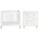 Gelato Mini 4-in-1 Convertible Standard Nursery Furniture Set