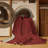 Machine Washable Solid Brown Area Rug-1522821620
