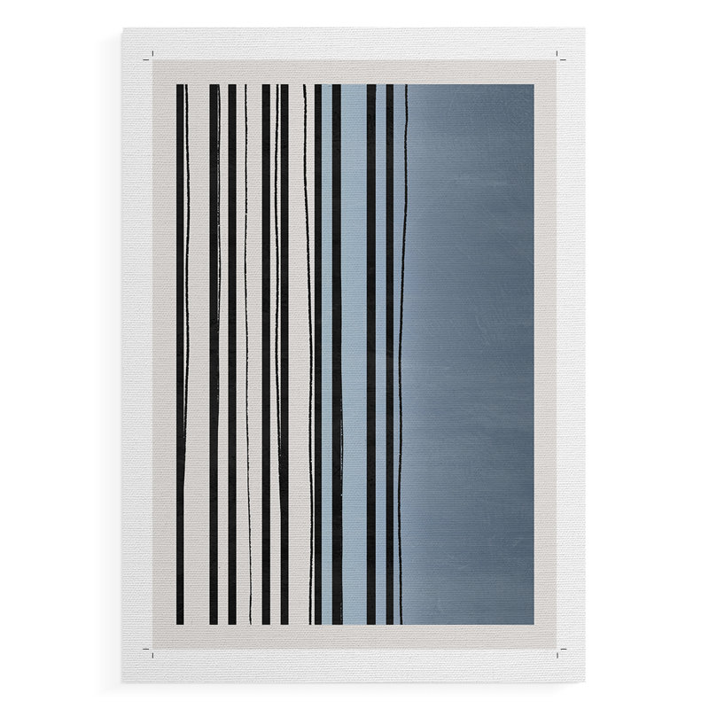 Abstracto Azul I -Canvas Print Only - NOT FRAMED