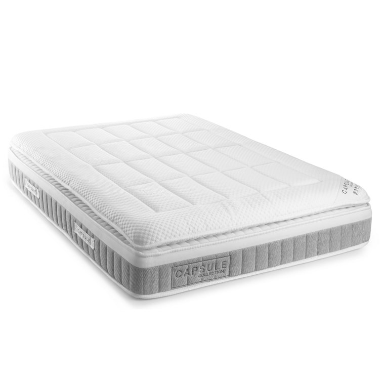 Luyen Upholstered Ottoman Bed with Mattress