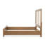 Portrait Panel Bed With LED Lights - Sienna Brown-1415300978