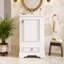 Meuble-lavabo moderne de 20 po peu encombrant avec lavabo en céramique, porte à fermeture en douceur, tablette ajustable en U et tiroir à compartiments-1169263237