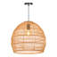 Luminaire suspendu en rotin 1 lumière-672087781