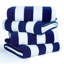 Devontia Cabana Striped Beach Towels, 30x60 inch 4 Piece Oversize Pool Towels-88468291