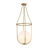 Single-Light Basketball Glossy Glass Semi-Flush Mount