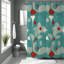 Rideau de douche avec tapis de bain-1952603483