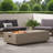 56" Rectangular Concrete Fire Pit Table – 50,000 BTU, Modern Design