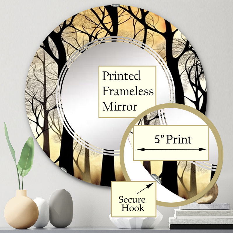 Miroir Ziyanah, 24 po x 24 po