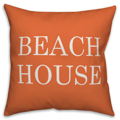  Beach House Indoor/Outdoor Throw Pillow