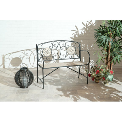 Norcroft Metal Outdoor Bench