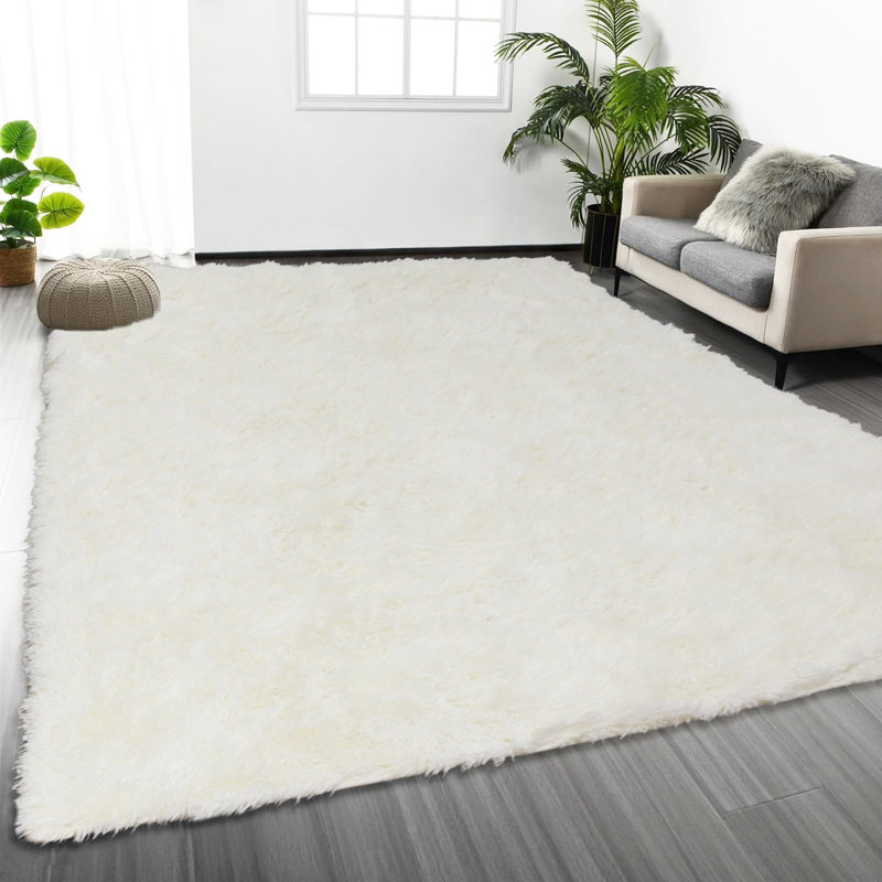 Adela Standard Shag Area Rug, Rectangle 80 x 150 cm