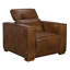 Chaise longue inclinable en cuir Riseholme-122071837