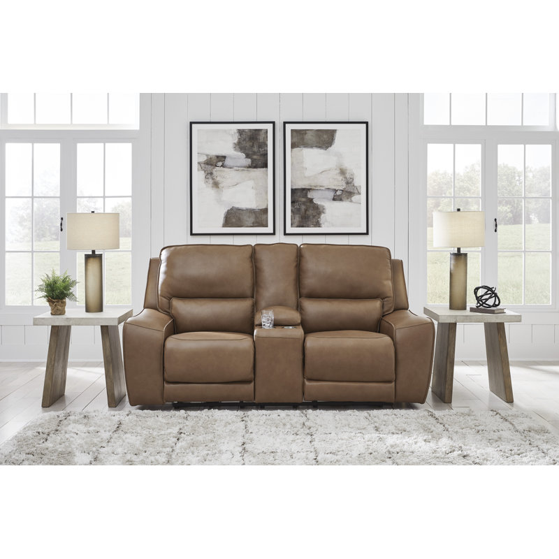 Spear Hill Power Reclining Loveseat With Console