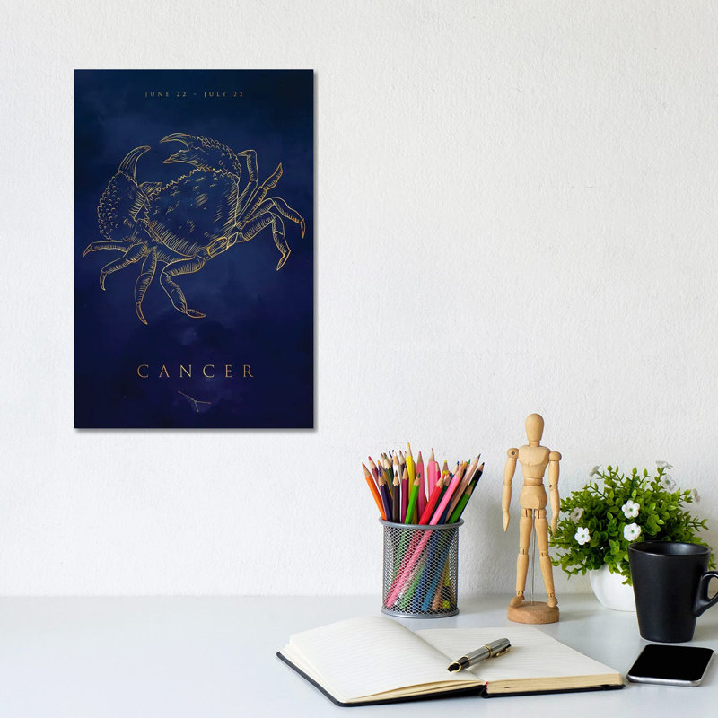 Cancer by Cornel Vlad - Wrapped Canvas Gallery-Wrapped Canvas Giclée, 20.32 cm H x 30.48 cm W