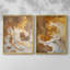 ABSTRACT Series CDXLII - Reproduction encadrée de qualité supérieure - prête à être accrochée - aucun clou requis - aucun clou requis-1975684503-1975684505