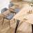 Modern Upholstered Dining Chairs With Backrest And Armrest, With Metal Frame, For Dining Room/Living Room-1660782366-1660782367