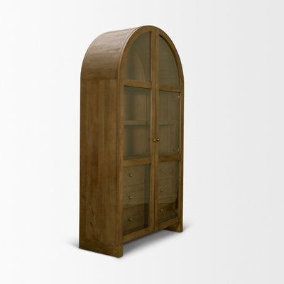 Vitrine en bois massif Stonewall