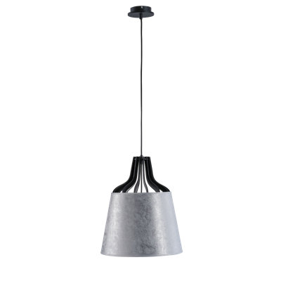Vitagliano 1 - Light Black Bell Pendant