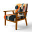 Chaise rembourrée à formes abstraites - Fauteuil Line-Dance-880912288
