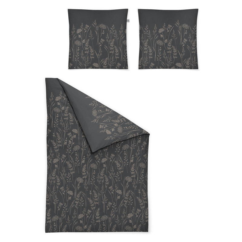 Cotton Modern Contemporary Duvet Cover Set, 155 x 220cm Duvet Cover + 1 Pillowcase (80 x 90), Red
