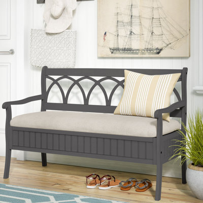 Filton Polyester Upholstered Storage Bench