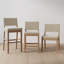 Tabouret de bar en bois rembourré