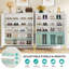 Armoire de rangement pour chaussures 35,43 "à 6 niveaux avec portes-1223965258