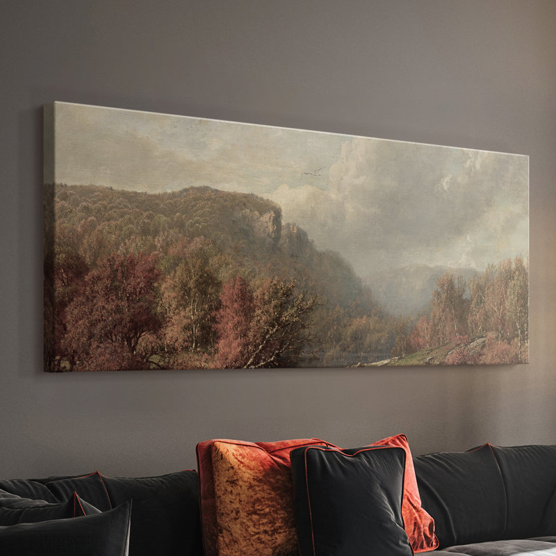 Série paysage - CDXLI - Toile tendue avec châssis - Prêt à accrocher, H 12 po x l 30 po