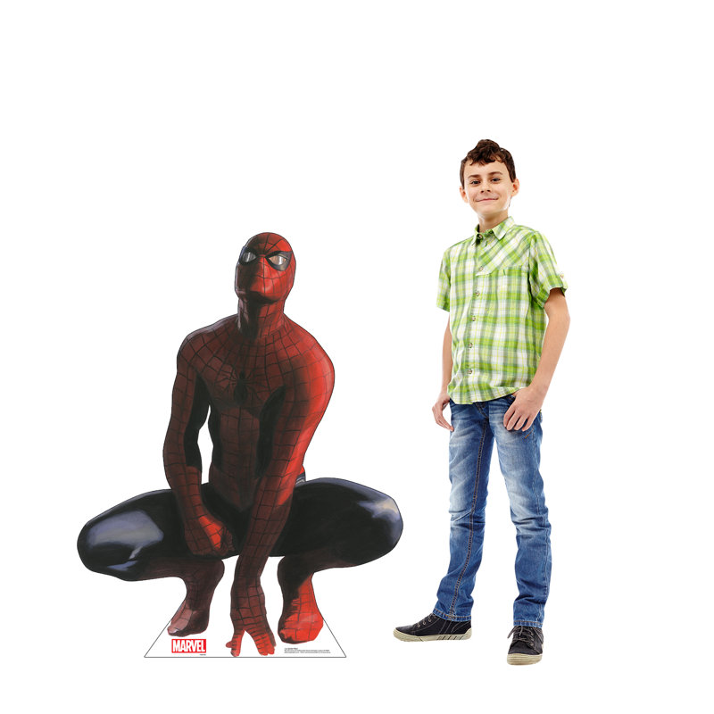 «Spider Man» en carton grandeur nature