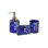 Lisboa Bath Stoneware Bathroom Accessory Set Bathroom Tray Tumbler