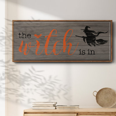 The Witch is In- Framed Canvas