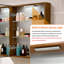 Armoire de rangement en aluminium avec miroir et détecteur de mouvement encastré en aluminium-708774021
