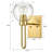 Damitra Iron Armed Sconce-466775570