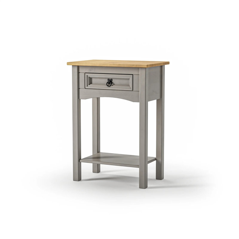 Gouglersville 53cm Solid Wood Console Table
