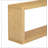Modern Minimalist Entrance Table, Square Shaped Fashion Design, Easy to Assemble, Suitable for Entrance, Corridor, Living Room, Foyer-1602019848