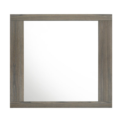 Commode miroir gris chêne
