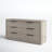 Aria Wood 70" W 6-Drawer Dresser