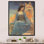 Cosmic Fox with Mystical Woman - reproduction sur toile