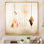 «Vintage Pink Gold Minimal Geometrics», art mural moderne sur toile géométrique