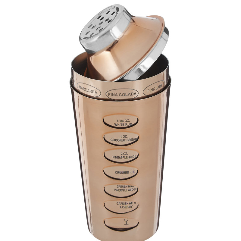 Eoin Stainless Steel Ashtray, Rose Gold